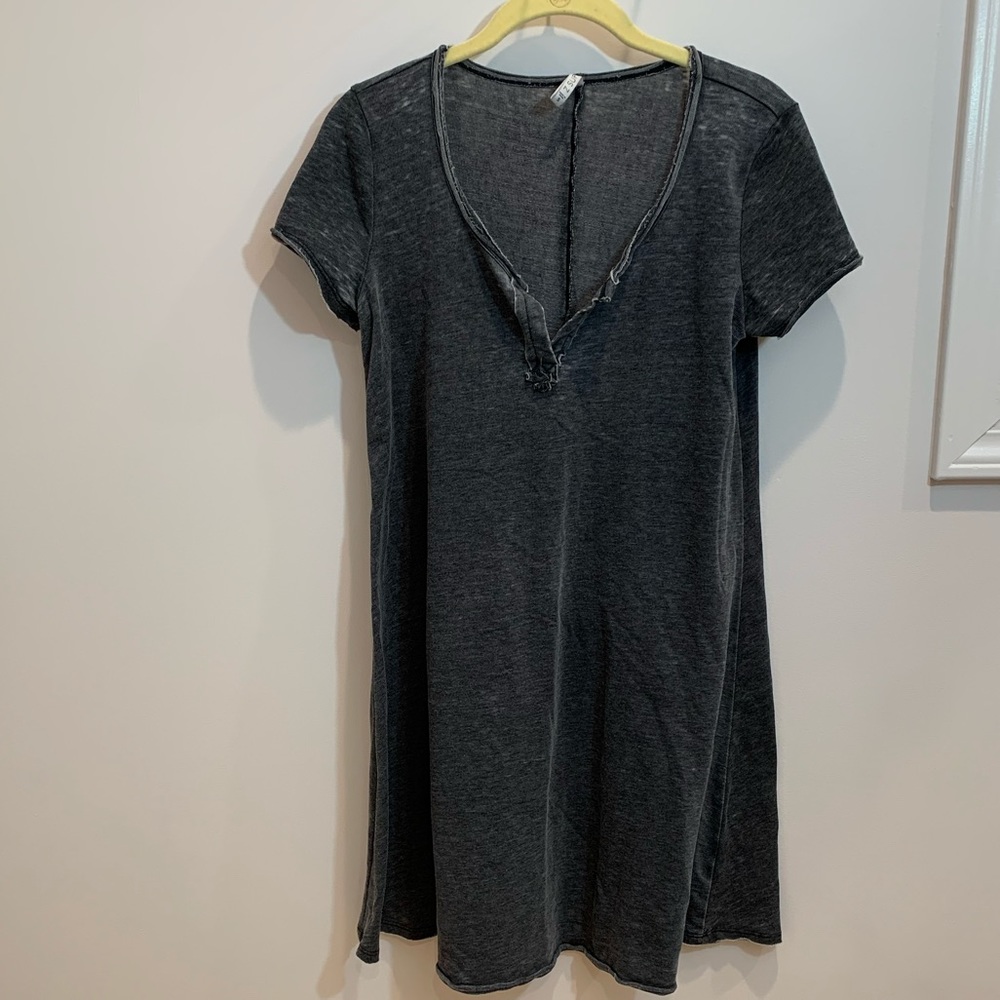 Gray T-Shirt Dress
